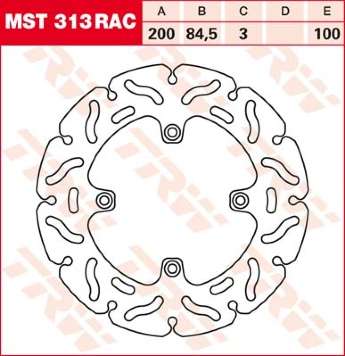 Тормозной диск LUCAS MST313RAC
