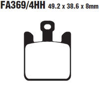 Тормозные колодки EBC FA369/4HH