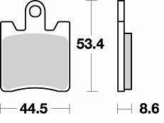 BRAKING Тормозные колодки 830SM1