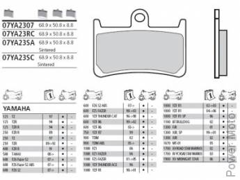 Гальмівні колодки Brembo 07YA23SA
