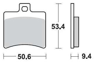 BRAKING Тормозные колодки 840SM1