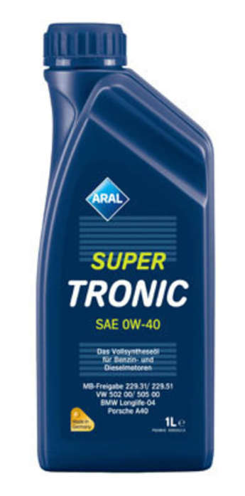 Моторное масло Aral SuperTronic SAE 0W-40