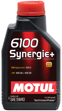 Моторное масло MOTUL 6100 Synergie+ 5W-40