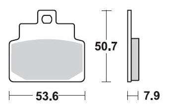 BRAKING Тормозные колодки 842SM1