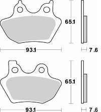BRAKING Тормозные колодки 843CM77