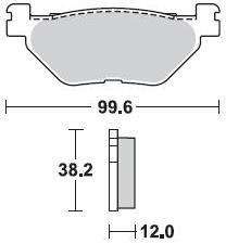 BRAKING Тормозные колодки 868SM1