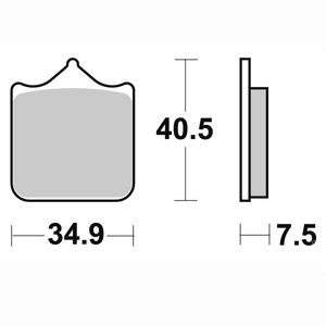 BRAKING Тормозные колодки 870CM55