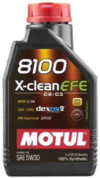 Моторное масло MOTUL 8100 X-CLEAN EFE SAE 5W30