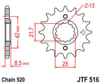 Зірка передня JT JTF516.14
