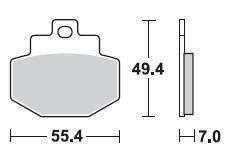 BRAKING Тормозные колодки 871SM1