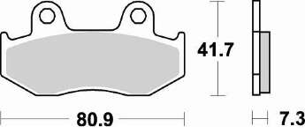 BRAKING Тормозные колодки 667SM1
