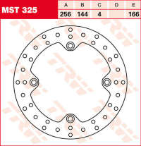 Тормозной диск LUCAS MST325
