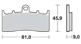BRAKING Тормозные колодки 879CM55