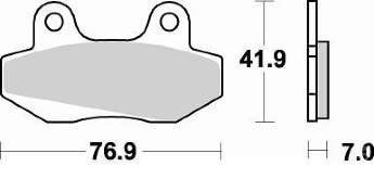 BRAKING Тормозные колодки 673SM1