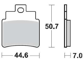 BRAKING Тормозные колодки 883SM1