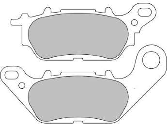 Тормозные колодки YBR125