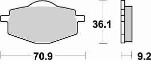 BRAKING Тормозные колодки 685SM1