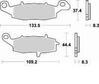 BRAKING Тормозные колодки 782CM55