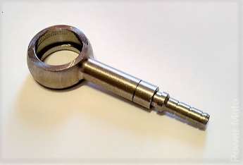 Hel performance Stainless Banjo Straight 12mm Eye
