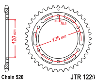 Зірка задня JT JTR1220.36