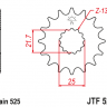 Звезда передняя JT JTF512.17RB