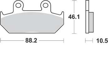 BRAKING Тормозные колодки 690SM1