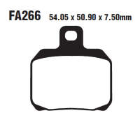 Тормозные колодки EBC FA266V