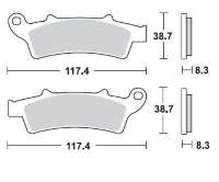 BRAKING Тормозные колодки 853SM1