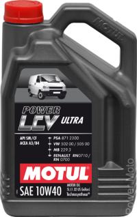 Моторное масло MOTUL POWER LCV ULTRA 10W40 SAE (5L)