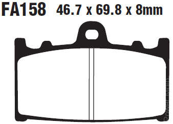 EBC Тормозные колодки FA158