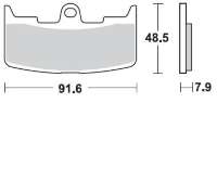 BRAKING Тормозные колодки 895CM55