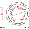 Звезда задняя JT JTR1493.42