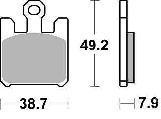 BRAKING Тормозные колодки 893CM66