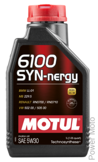 Моторное масло MOTUL 6100 SYN-NERGY SAE 5W30
