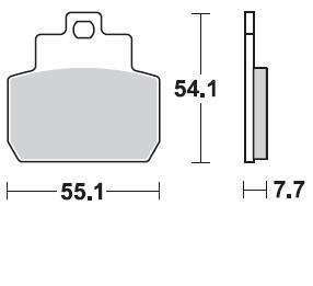 BRAKING Тормозные колодки 909SM1