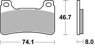 BRAKING Тормозные колодки 899CM55