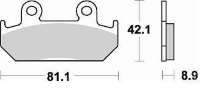 BRAKING Тормозные колодки 704CM55