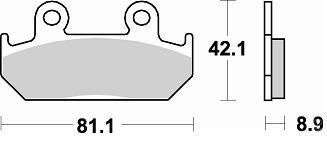 BRAKING Тормозные колодки 704CM55