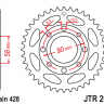Звезда задняя JT JTR269.42