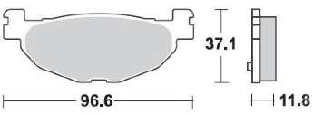 BRAKING Тормозные колодки 904SM1