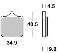 BRAKING Тормозные колодки 947CM66