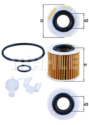 MAHLE OX416D2 = OX416D2ECO