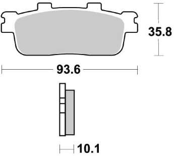 BRAKING Гальмівні колодки 948SM1