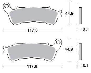 BRAKING Тормозные колодки 910CM55