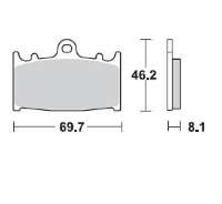 BRAKING Тормозные колодки 715CM55
