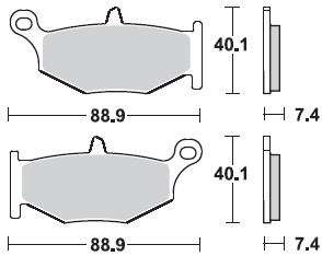 BRAKING Тормозные колодки 924SM1