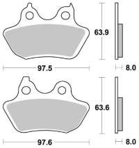 BRAKING Тормозные колодки 951SM1