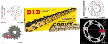 Комплект цепь DID и звезды JT HYOSUNG GT250 (R)