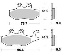 BRAKING Тормозные колодки 953SM1