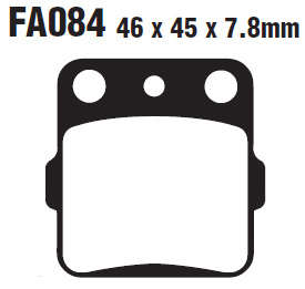 EBC Тормозные колодки FA084TT